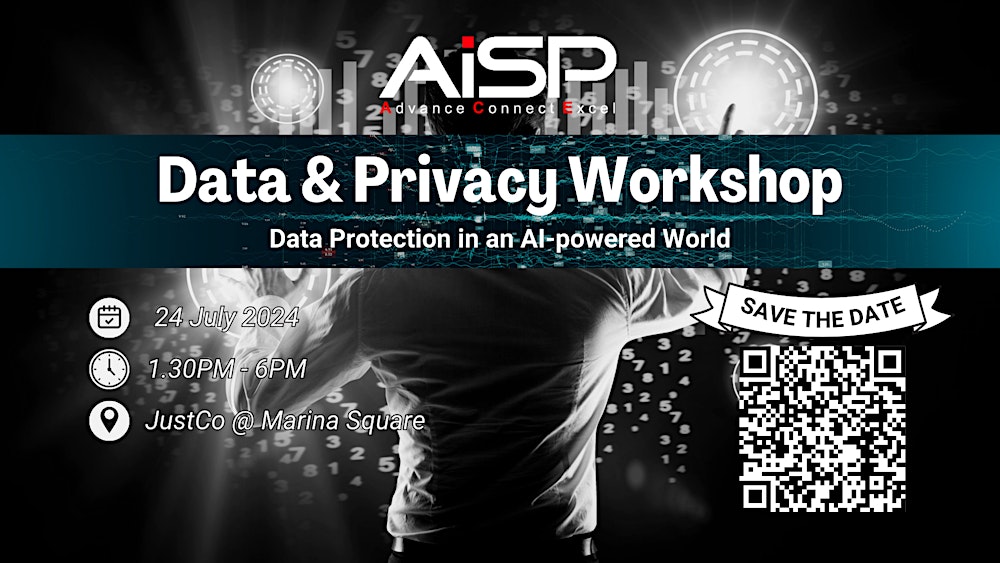 AiSP Data & Privacy Workshop event header